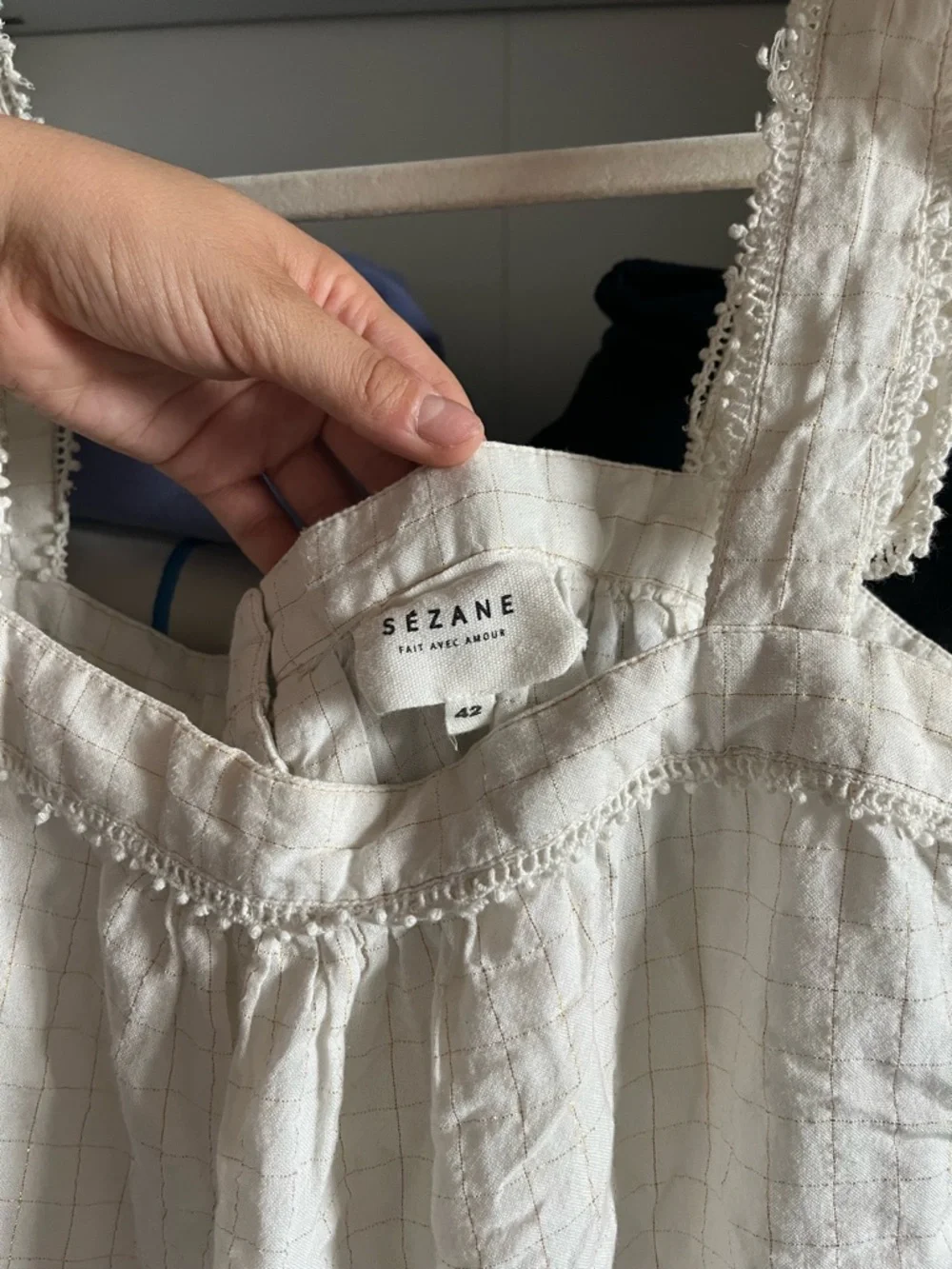Sézane Cami Blouse (eu 42) - Picture 7 of 11